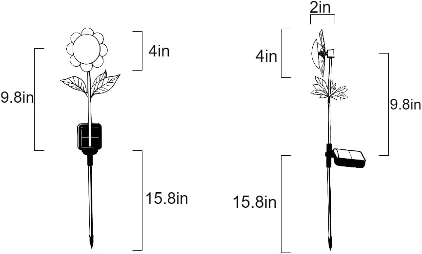 Single Pack Personified Bobble Face Wind Spinners Sunflower Solar Light Outdoor with Funny Smiling Face - Garden Decor Gift, Waterproof Auto-On/Off Pathway, Lawn, Yard Stake Light for Decorations