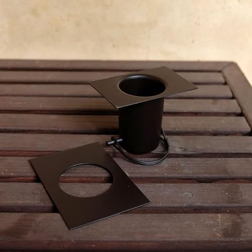 Nutshell Stores Flower Cups Rain Chain - Bronze - 10 Feet