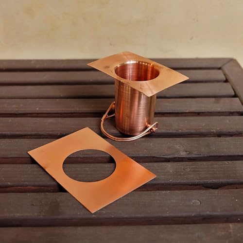 Nutshell Stores Double Loops Rain Chain - Copper - 12 Feet