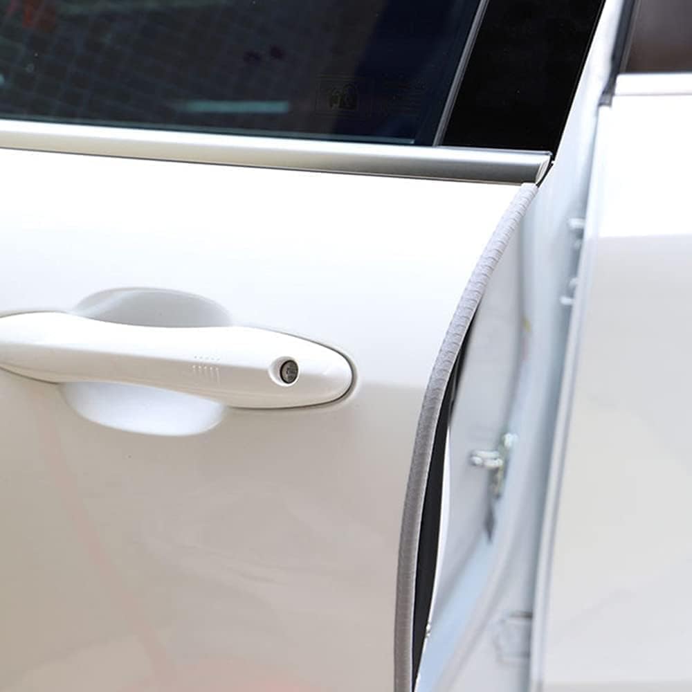 Edge Trim White U-Channel Rubber Trim Edge with Metal 1/2" X 3/8" - Fit Gap 3/64" to1/4 Car Door Edge Sealing Strip, PVC Weather Stripping with Steel, Metal Edge Protector, 32FT