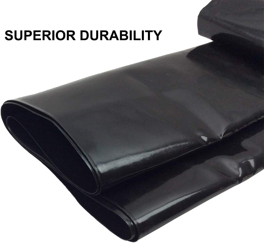 10 x 13 FT Pond Liner, 20 Mil Pond Liners for Outdoor Ponds, Black Fish Pond HDPE Liner for Koi Ponds, Streams Fountains and Garden Waterfall