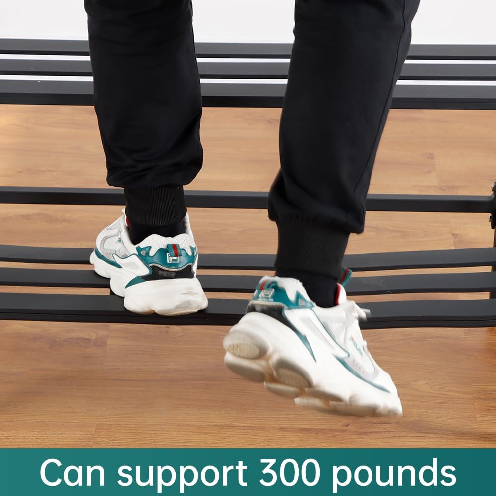 Aluminum Plant Stand - Indoor & Outdoor Ladder Display Shelf for Plants - Sturdy Space-Saving Utility Organizer for Patio, Balcony & Garden (4-Tier)