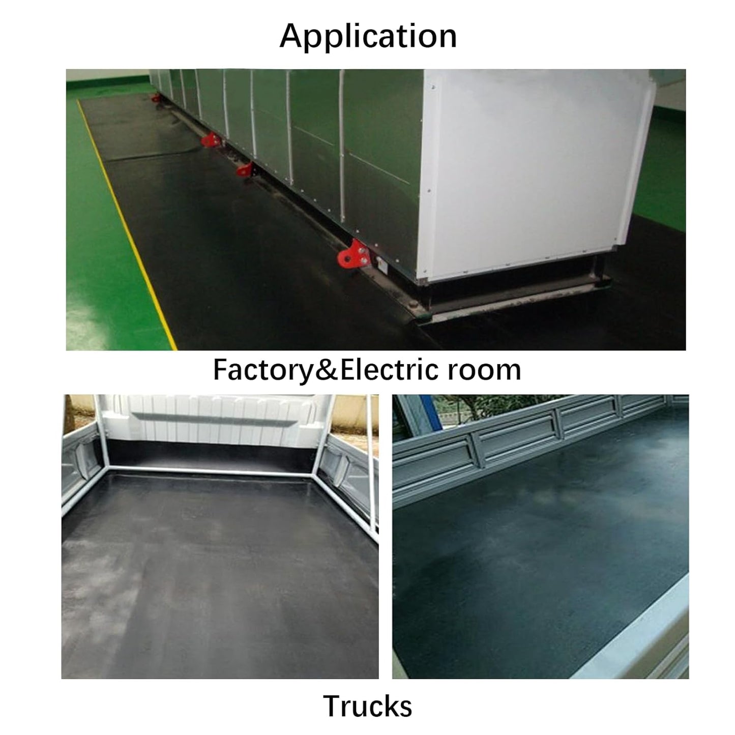 Solid Rubber Strips 1/8 (.125)" Thick X 12" Wide X 10'Long, Solid Rubber Sheet for Anti-Slip Pads, Flooring, Seals, Crafts, Anti-Vibration, Gaskets DIY