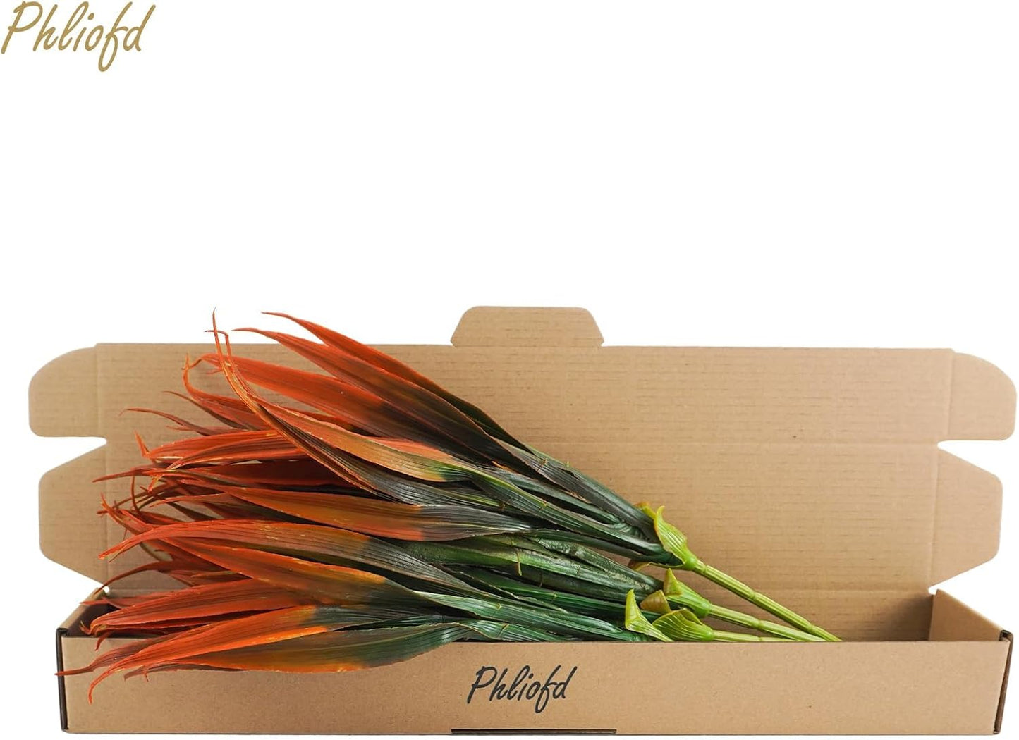 32Pcs Artificial Grass Fake Plants 17.3in Outdoor Plastic Plants UV Resistant Greenery Fake Grass for Home Window Garden Office Patio Hanging Planter Pathway Front Porch Décor Red