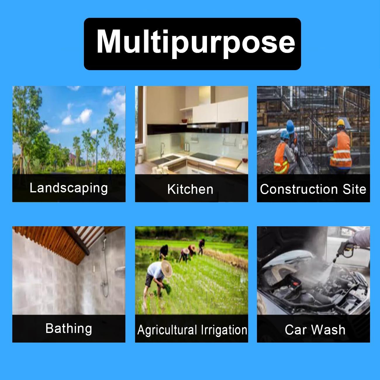 Large Capacity Water Container with Spigot Hose, Portable Water Storage Tank 52.8 Gallon No Leakage Camping Water Carrier for Emergency Vehicle Car Outdoor Hiking Picnic(Size:200L/52.8Gal)