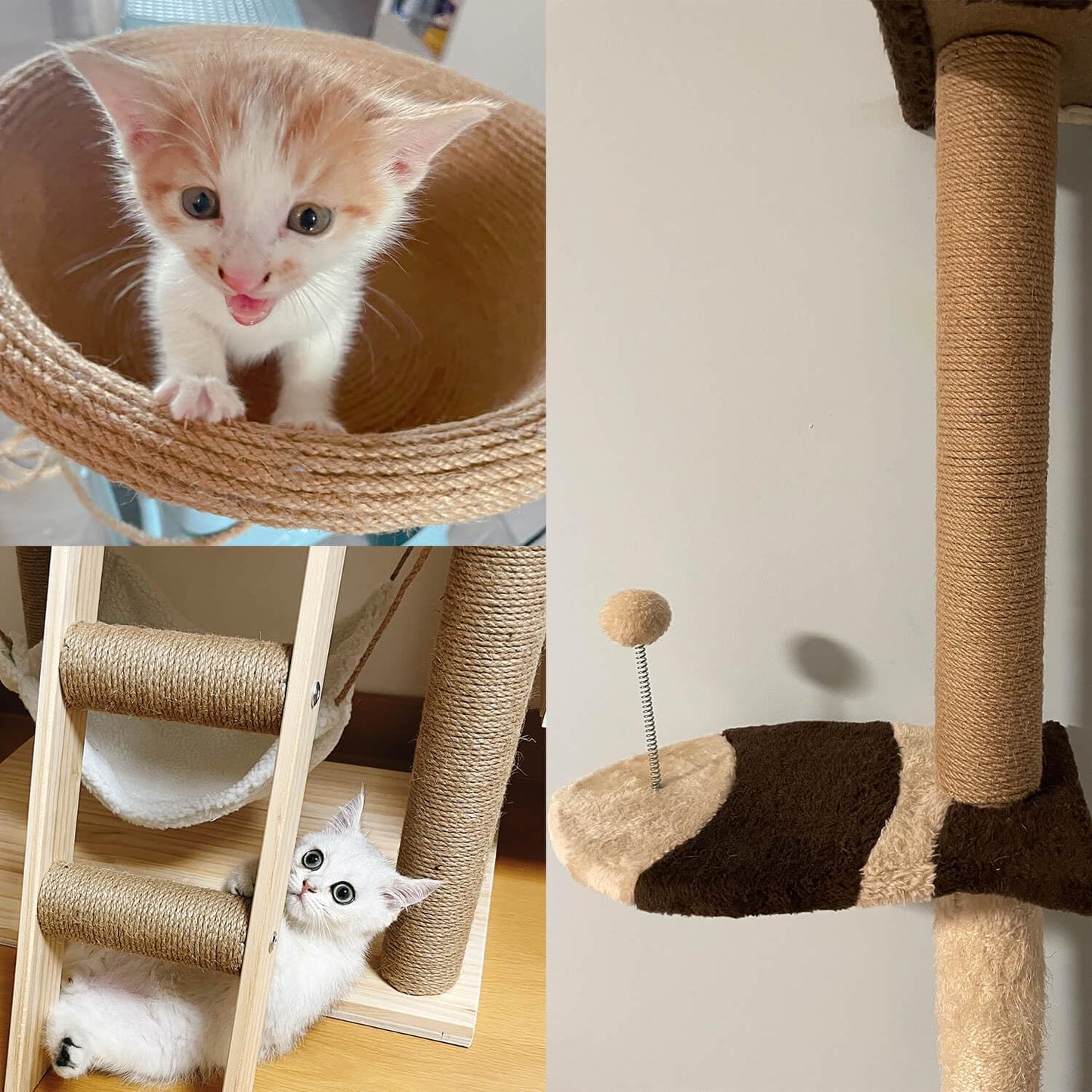 Jute Rope, 55 Feet 8mm Heavy Duty Twine - Perfect for Cat Scratching Posts, Crafts, Bundling, Gardening Decor and Hanging (8mm*55ft)