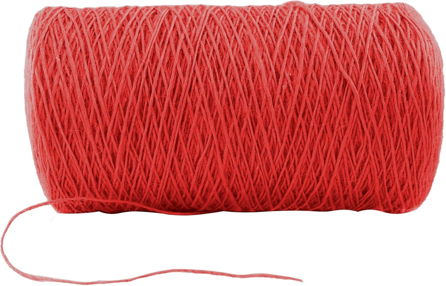 1mm x 1500 Feet Red Jute Rope, Twine for Gardening Tomato Climbing Plant Tie Floristry Crafts Gift Wrapping Packing Decor