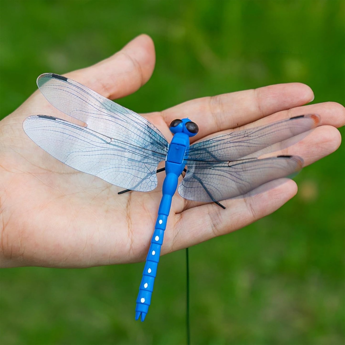 20 Pcs Dragon Fly Clips for Bugs Repellent, 3D Artificial Dragonfly Hat Clip, Dragonfly Garden Decor (20, 4 Colors)