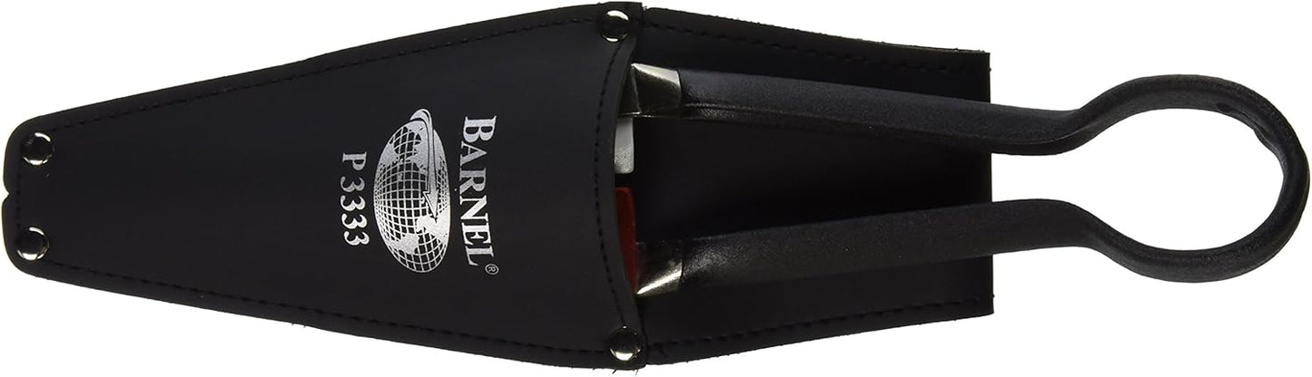 Barnel USA P3333 Topiary and Grass Shear with Sheath, 11-3/4-Inch, Red and White