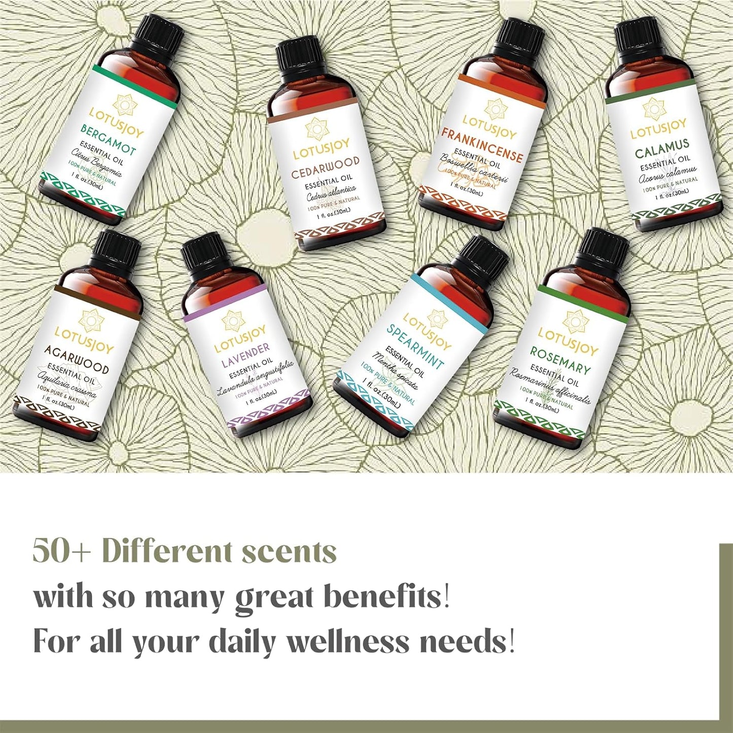 Cedarwood Essential Oil for Diffuser Room Spray Household - 1 Oz