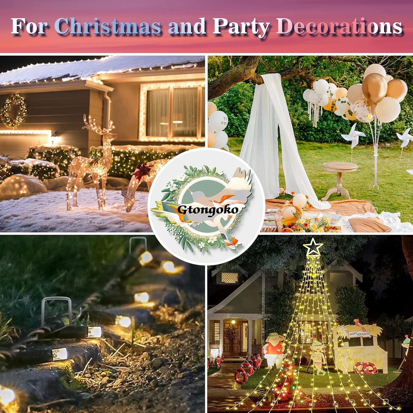 Gtongoko 120 Pack Galvanized Landscape Staples Plant Cover Stakes 6 Inch 11 Gauge Lawn Staples Fence Stakes Ground Stakes for Landscaping Securing Weed Barrier Fabric, Decoration