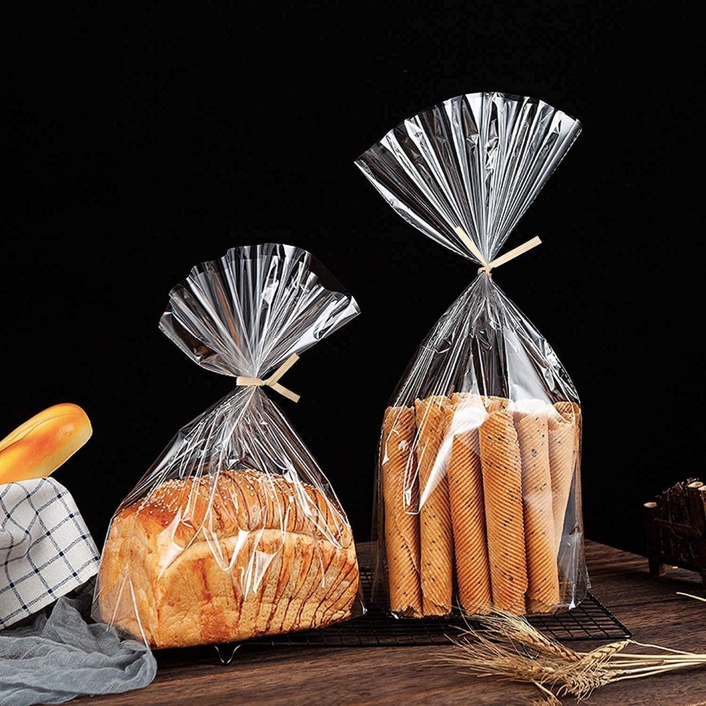 1000 Pcs Twist Ties, Kraft Paper Twist Ties Plant Ties Reusable Bread Ties for Party Cello Candy Coffee Treat Bags Cake Pops (6")