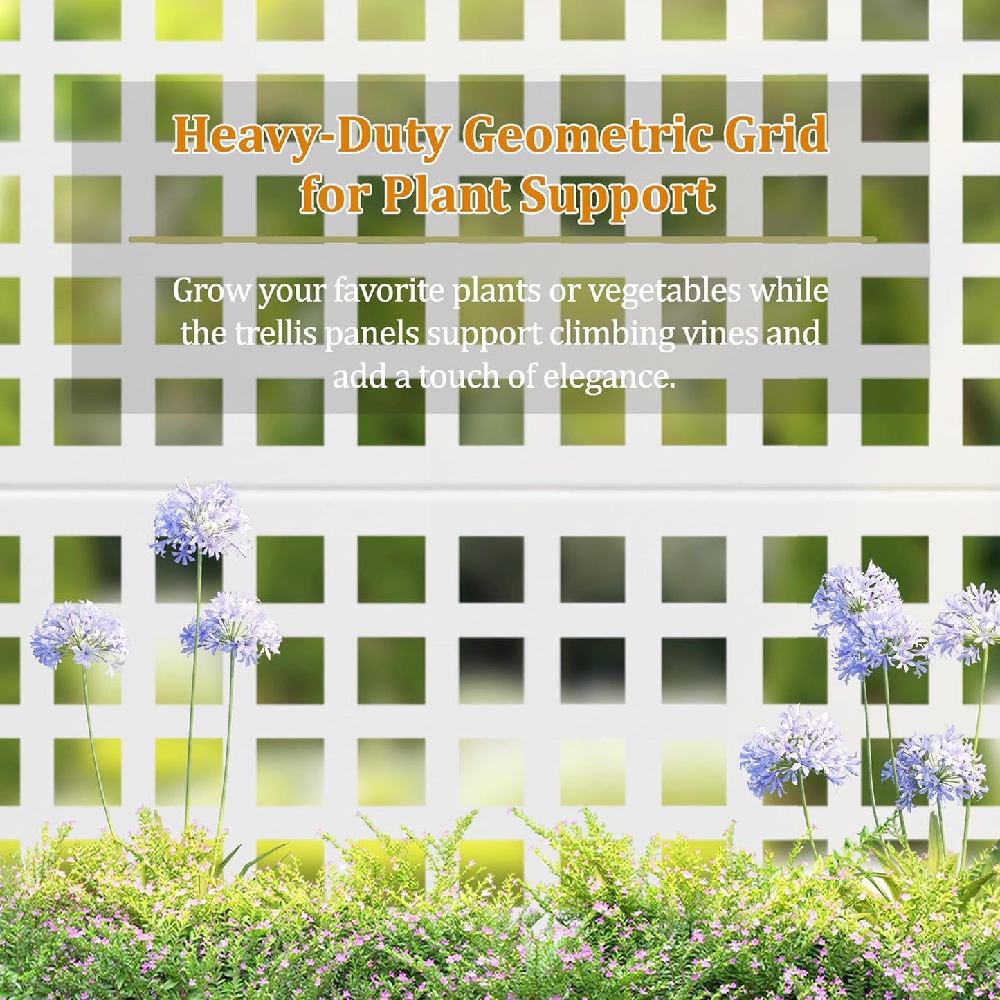 Metal Planter Box with Trellis, Heavy-Duty Raised Garden Bed for Climbing Plants, Drainage Hole, Outdoor Planter Box with Privacy Screen,47''L×16''W×71''H