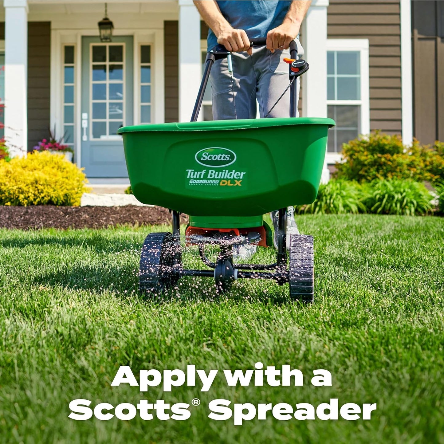 Scotts Green Max Lawn Food, Lawn Fertilizer Plus Iron Supplement for Greener Grass in 3 Days, 5,000 sq. ft., 16.67 lbs.