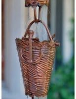 Nautical Cups Copper Rain Chain with Installation Kit - 12 Foot