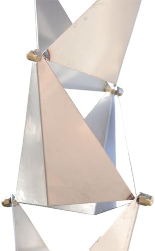 Nutshell Stores Origami Rain Chain - Stainless Steel - 10 Feet