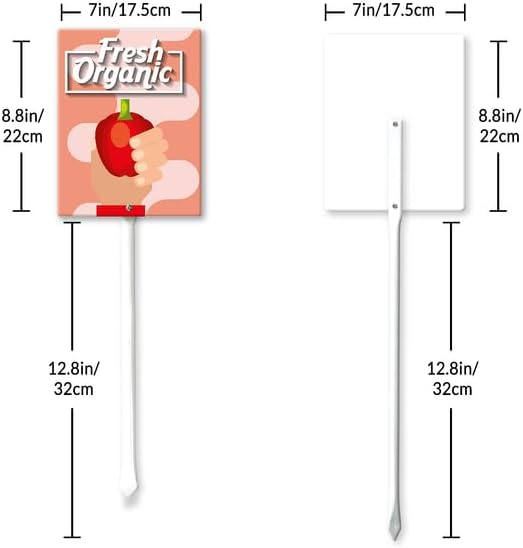 Eveokoki Aluminum Seed & Plant Labels - Plant Markes for Seedlings-Plant Tags for Pots - Garden Signs for Vegetable - Durable Markers for Plants Outdoor Waterproof - Garden Decor for Farmhouse