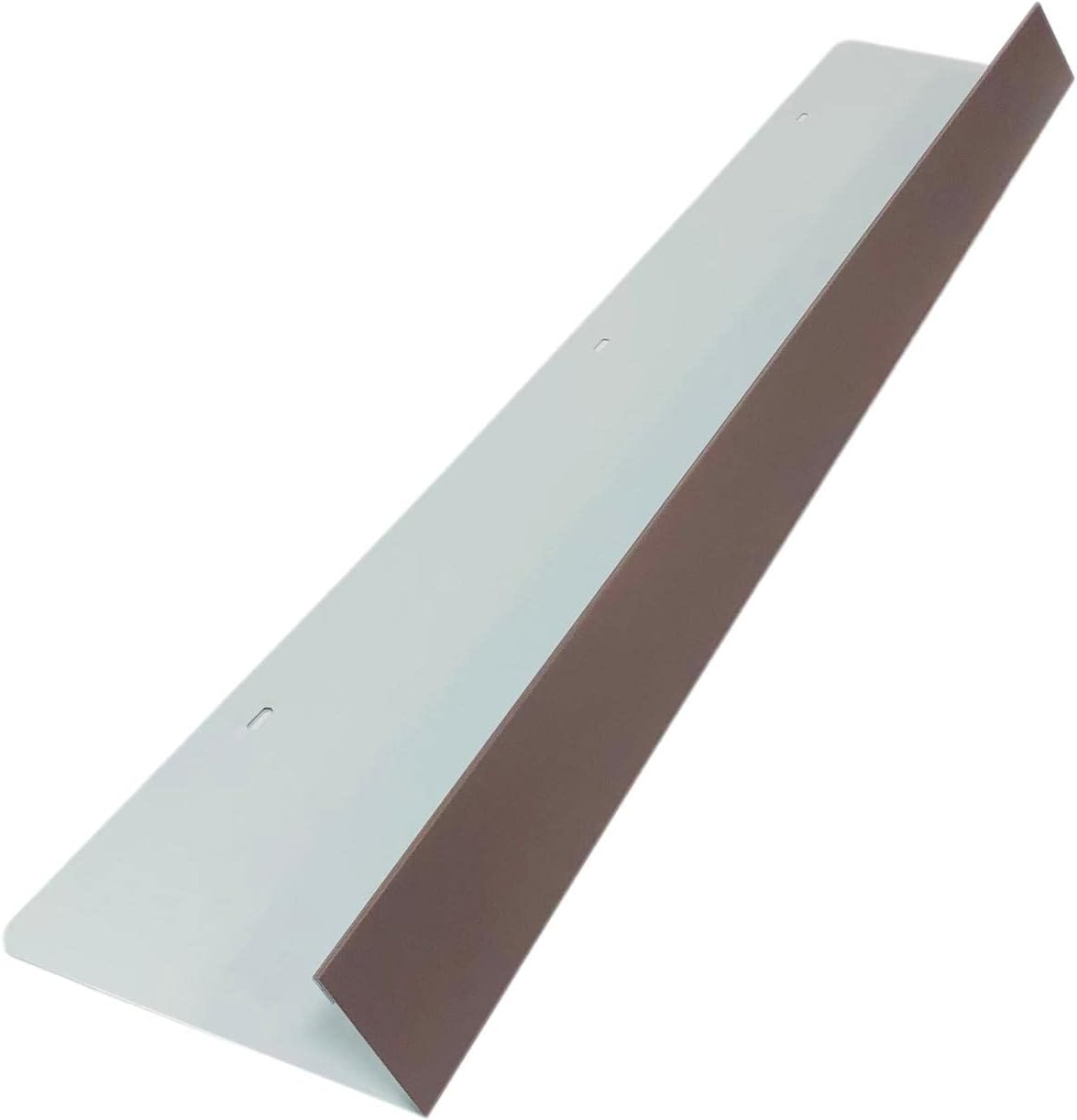 EAGLE 1- Shingle Roof Rain Diverter 40 Inches Long- 26 Gauge Material- Easy to Install- Includes Stainless Steel Nails (2, Brown)