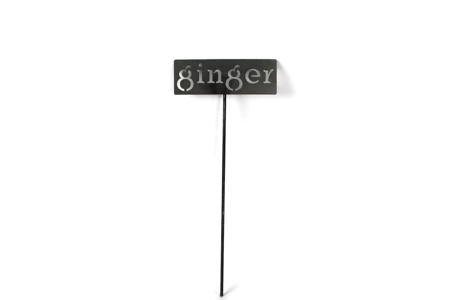 Classic Metal Garden Markers 19 Inches Tall (ginger, Raw, Unfinished Steel (will rust with time))