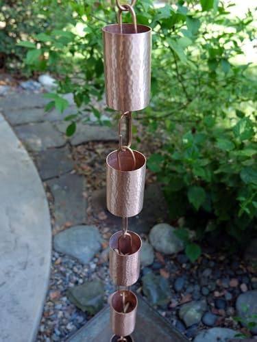 Nutshell Stores Kenchiku Rain Chain - Copper - 10 Feet