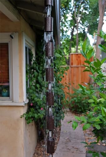 Nutshell Stores Kenchiku Rain Chain - Bronze - 14 Feet