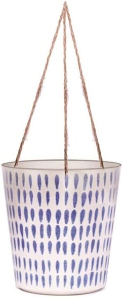 Hanging Blue Spec 6.5'' Flower Pot, Multi Color