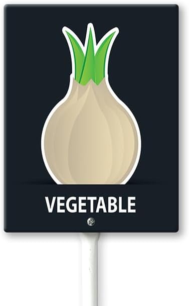 Eveokoki Aluminum Seed & Plant Labels - Plant Markes for Seedlings-Plant Tags for Pots - Garden Signs for Vegetable - Durable Markers for Plants Outdoor Waterproof - Garden Decor for Farmhouse