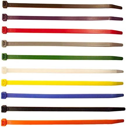 SYD 4 Inch length, 18lb Small size Self Locking Nylon Cable Zip Ties -1000 Piece (Brown)