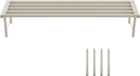 Metal Plant Stand, Rust-proof Aluminum Flower Pot Stand, Plants Display Stands Decoration Racks for Living Room Balconies and Gardens (90 White)