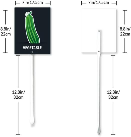 Eveokoki Aluminum Seed & Plant Labels - Plant Markes for Seedlings-Plant Tags for Pots - Garden Signs for Vegetable - Durable Markers for Plants Outdoor Waterproof - Garden Decor for Farmhouse