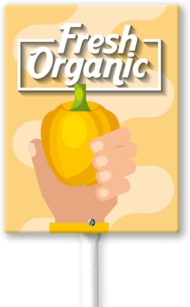 Eveokoki Aluminum Seed & Plant Labels - Plant Markes for Seedlings-Plant Tags for Pots - Garden Signs for Vegetable - Durable Markers for Plants Outdoor Waterproof - Garden Decor for Farmhouse