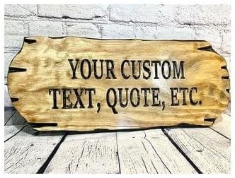 Custom Wooden Signs, Personalized Wood Signs, Custom Wood Signs, Personalized Cabin Signs, Outdoor Wooden Sign, Family Name Signs (Text Only)