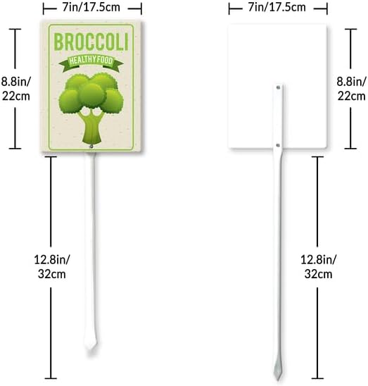 Eveokoki Aluminum Seed & Plant Labels - Plant Markes for Seedlings-Plant Tags for Pots - Garden Signs for Vegetable - Durable Markers for Plants Outdoor Waterproof - Garden Decor for Farmhouse