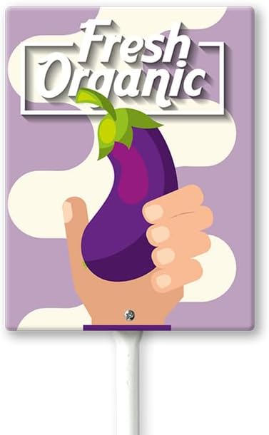 Eveokoki Aluminum Seed & Plant Labels - Plant Markes for Seedlings-Plant Tags for Pots - Garden Signs for Vegetable - Durable Markers for Plants Outdoor Waterproof - Garden Decor for Farmhouse