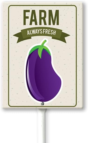 Eveokoki Aluminum Seed & Plant Labels - Plant Markes for Seedlings-Plant Tags for Pots - Garden Signs for Vegetable - Durable Markers for Plants Outdoor Waterproof - Garden Decor for Farmhouse