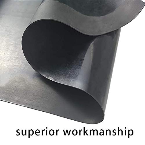NABOWAN Solid Rubber Sheets,Strips,Rolls 1/8" (.125") Thick x 4" Wide x 120" Long, Thin Neoprene Rubber, Perfect for DIY Gasket Material, Sealing, Liner, Shield, Padding, Mat