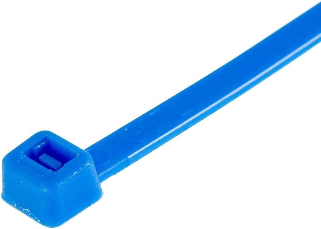 GTSE 14 Inch Blue Zip Ties, 100 Pack, 50lb Strength, UV Resistant Long Nylon Cable Ties, Self-Locking 14" Tie Wraps