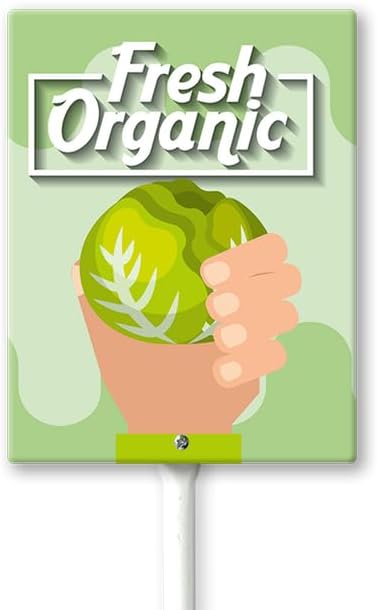 Eveokoki Aluminum Seed & Plant Labels - Plant Markes for Seedlings-Plant Tags for Pots - Garden Signs for Vegetable - Durable Markers for Plants Outdoor Waterproof - Garden Decor for Farmhouse