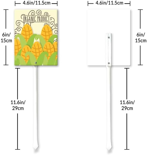 Eveokoki Aluminum Seed & Plant Labels - Plant Markes for Seedlings-Plant Tags for Pots - Garden Signs for Vegetable - Durable Markers for Plants Outdoor Waterproof - Garden Decor for Farmhouse