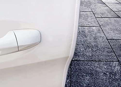 Edge Trim White U-Channel Rubber Trim Edge with Metal 1/2" X 3/8" - Fit Gap 3/64" to1/4 Car Door Edge Sealing Strip, PVC Weather Stripping with Steel, Metal Edge Protector, 12FT