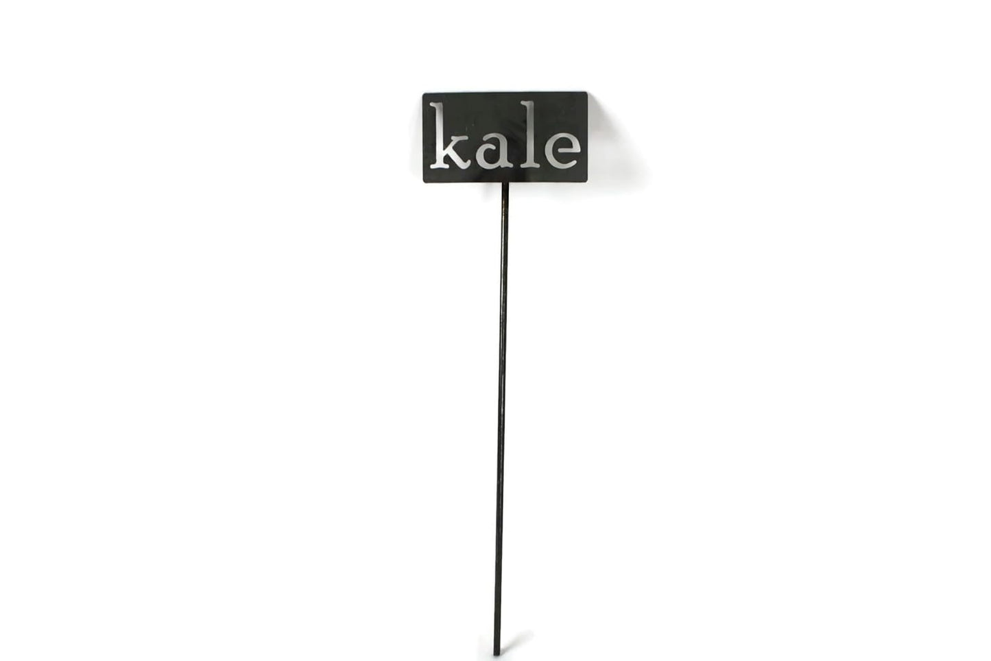 Classic Metal Garden Markers 19 Inches Tall (kale, Raw, Unfinished Steel (will rust with time))