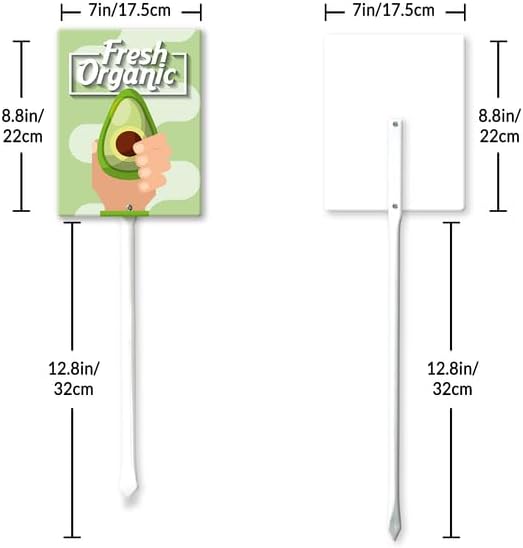 Eveokoki Aluminum Seed & Plant Labels - Plant Markes for Seedlings-Plant Tags for Pots - Garden Signs for Vegetable - Durable Markers for Plants Outdoor Waterproof - Garden Decor for Farmhouse