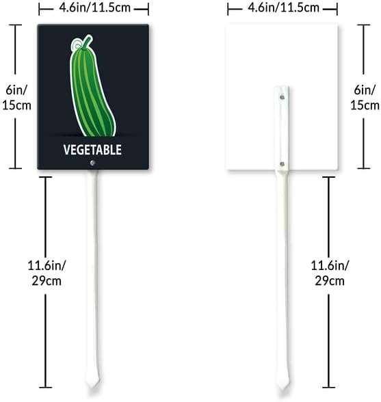 Eveokoki Aluminum Seed & Plant Labels - Plant Markes for Seedlings-Plant Tags for Pots - Garden Signs for Vegetable - Durable Markers for Plants Outdoor Waterproof - Garden Decor for Farmhouse