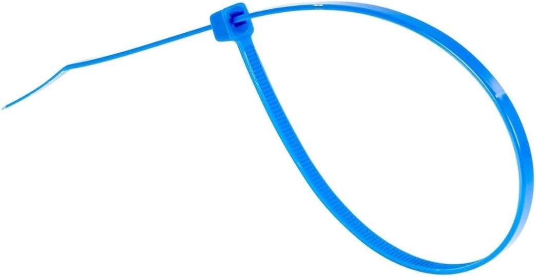 GTSE 4 Inch Blue Zip Ties, 100 Pack, 18lb Strength, UV Resistant Nylon Small Cable Ties, Self-Locking 4" Tie Wraps