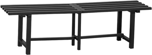 Chic & Robust 300 LBS Capacity Aluminum Plant Stand - Your Indoor & Outdoor Plant Display Solution, Size: L47.2 x W11.4 x H13.8 inch.