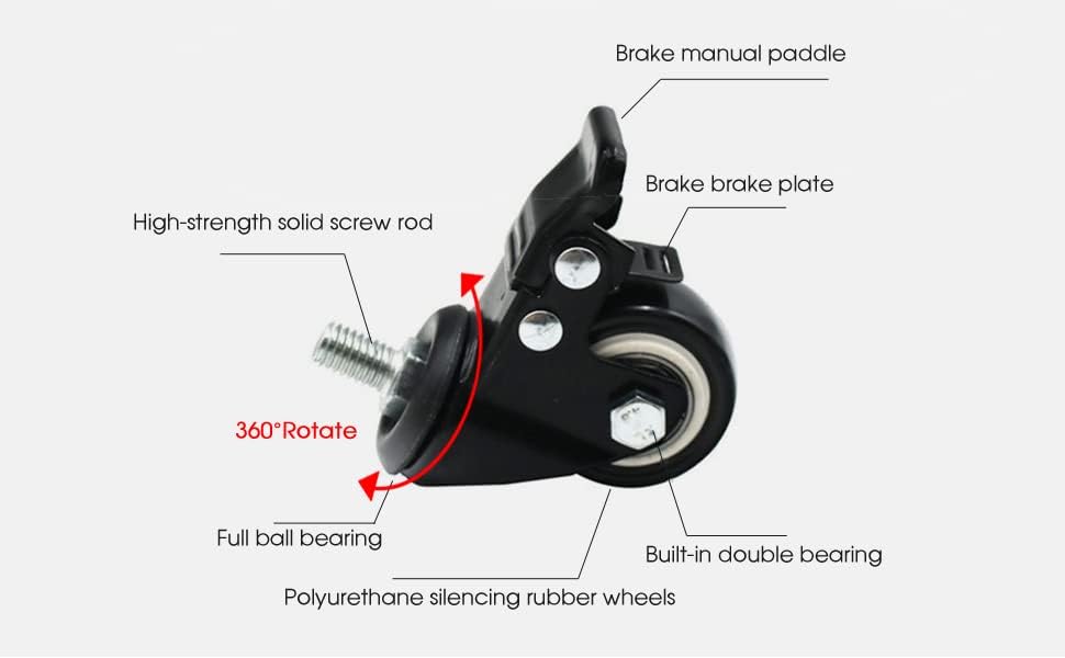 Zhongma 3 Tier Metal Heary Duty Plant Stand with Wheels, 35.43 L x 17.5 W x 38.6H . Space saving Plant Stand