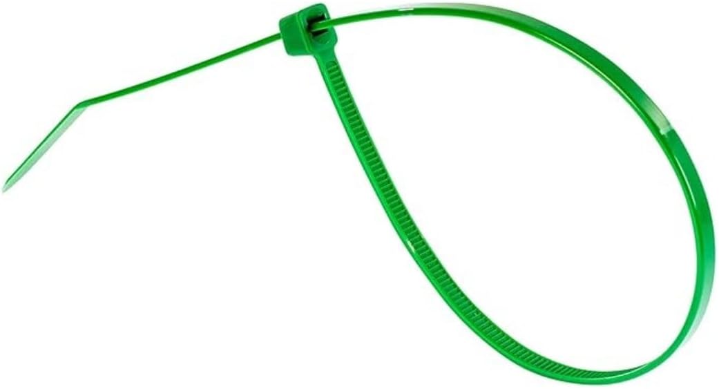 GTSE 12 Inch Green Zip Ties, 100 Pack, 50lb Strength, UV Resistant Long Nylon Cable Ties, Self-Locking 12" Tie Wraps