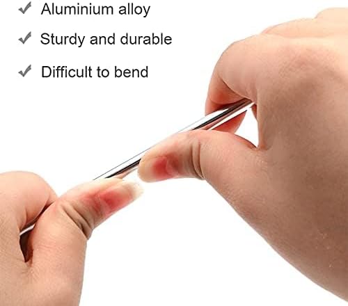 12Pcs Aluminium Tent Stakes for Sand,Beach Camping-7 Inch Long Metal Inflexible Steel Ground Stakes Tent for Outdoor Trip Hiking Gardening (Silver 12Pack)