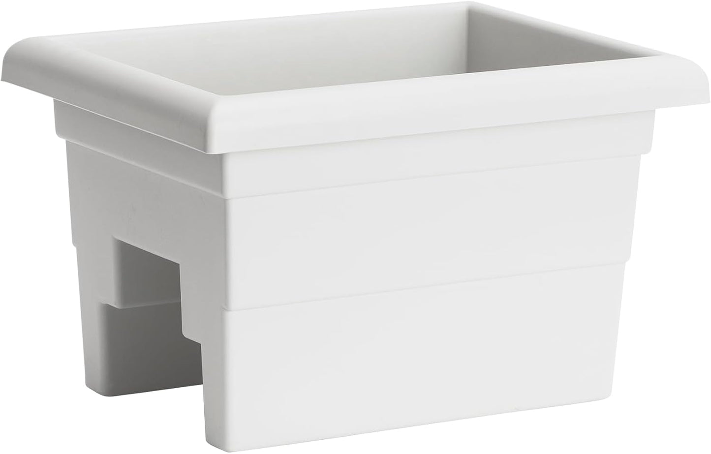 Root & Vessel Countryside Rail Planter, White, 16"