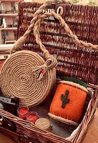 Premium Quality Natural Jute Rope 6MM (1/4 Inch 600 FT), Smell Free, Crafts, Cat Scratching, Home Decor, Biodegradable, Hemp Sisal Manila, Crafts, Decoration, Camping, PET Friendly - Handmade DIY…